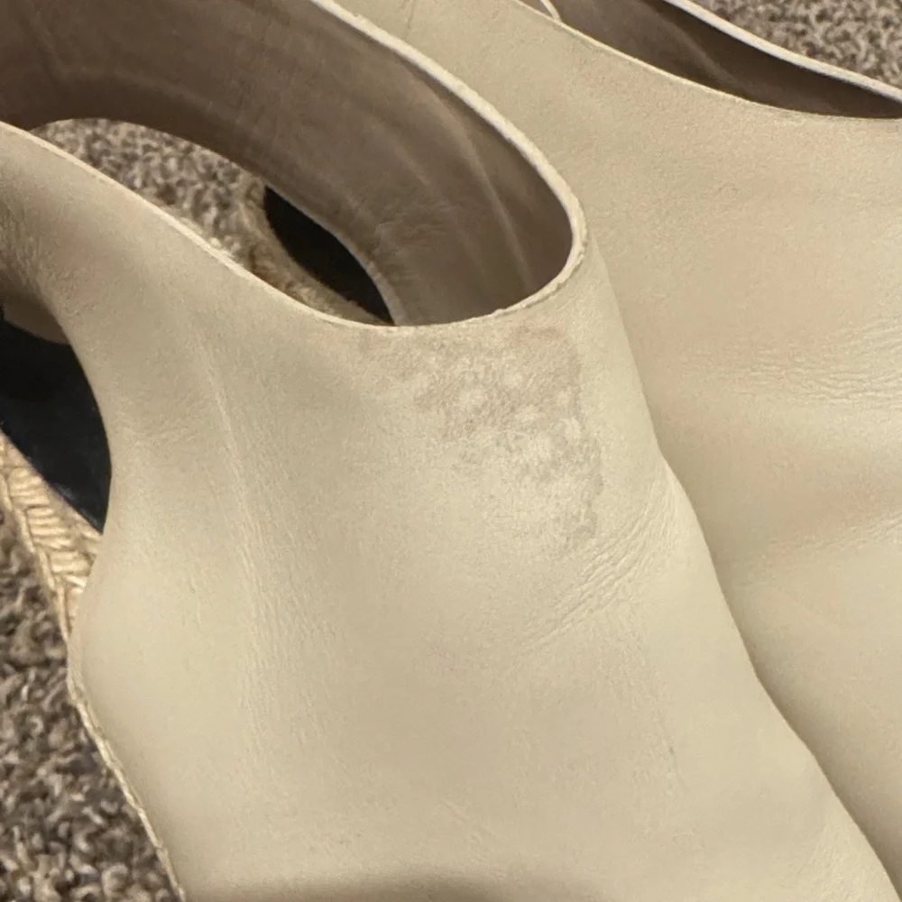 Celine Cream Espadrille Wedges - Picture 5 of 8